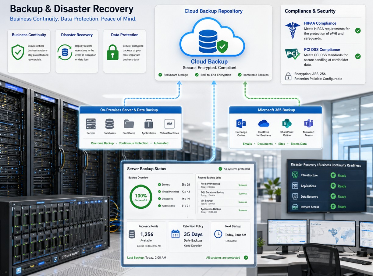 backup disaster recovery assessment visual for IT Perfection