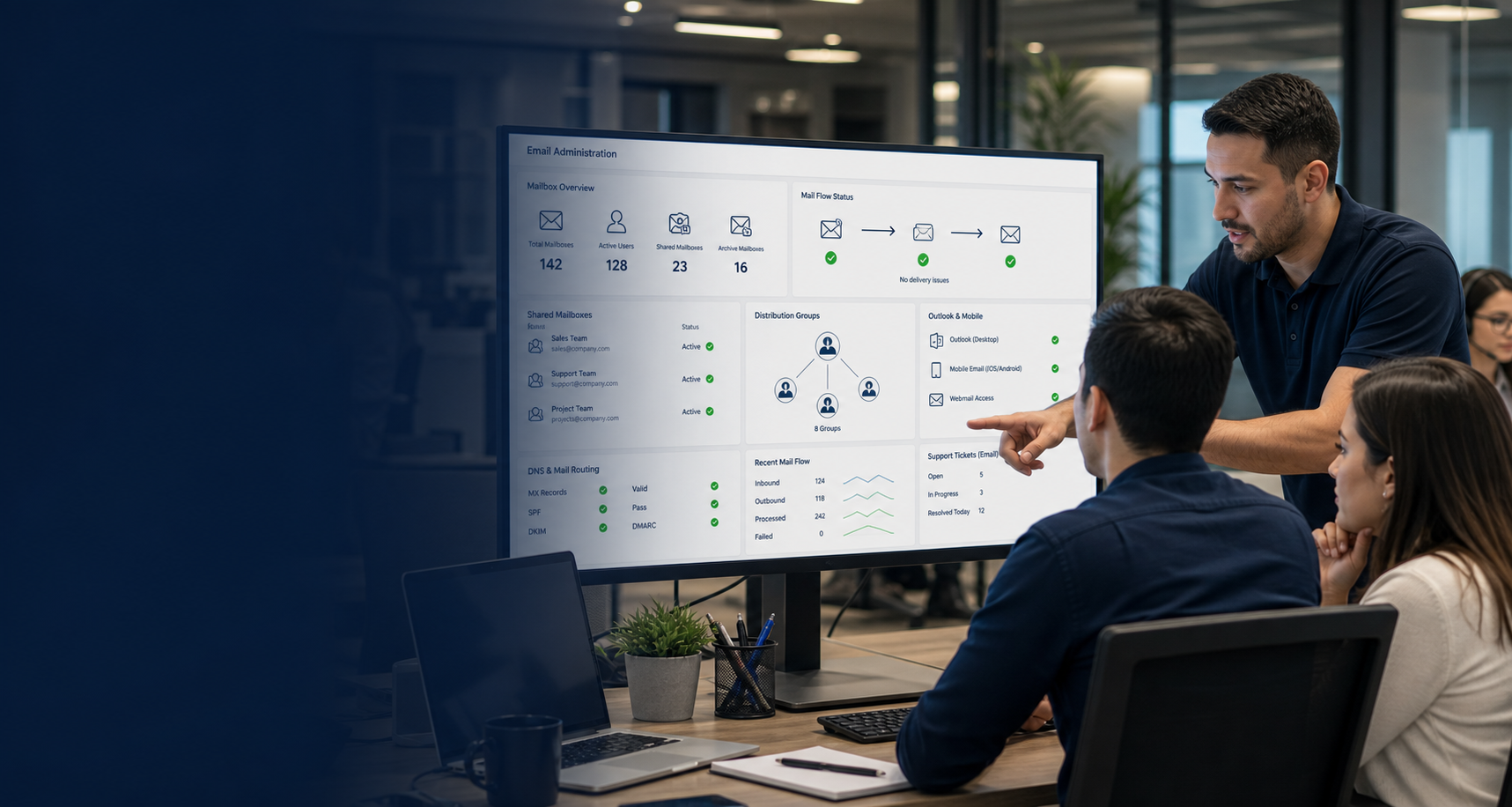 Microsoft 365 email and Outlook support for real estate and property management teams