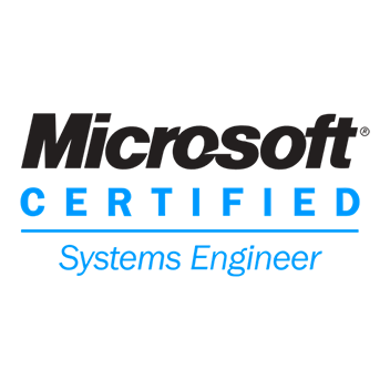 Microsoft Certified Systems Engineer certification logo