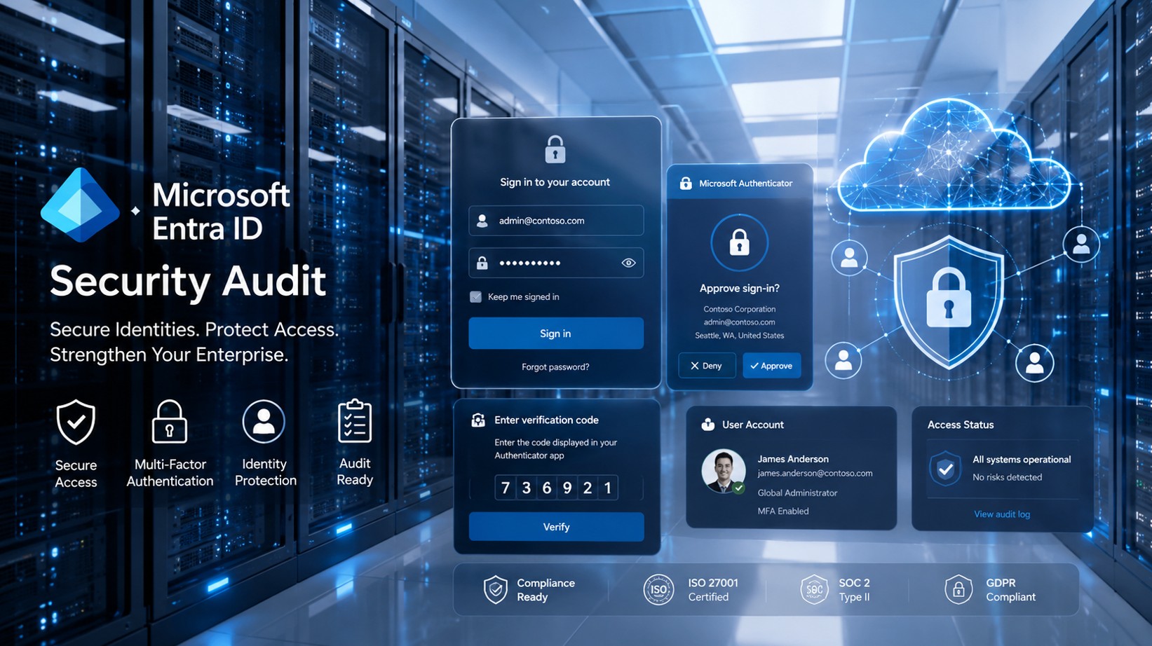 Microsoft Entra ID security audit for Microsoft 365 identity protection and MFA
