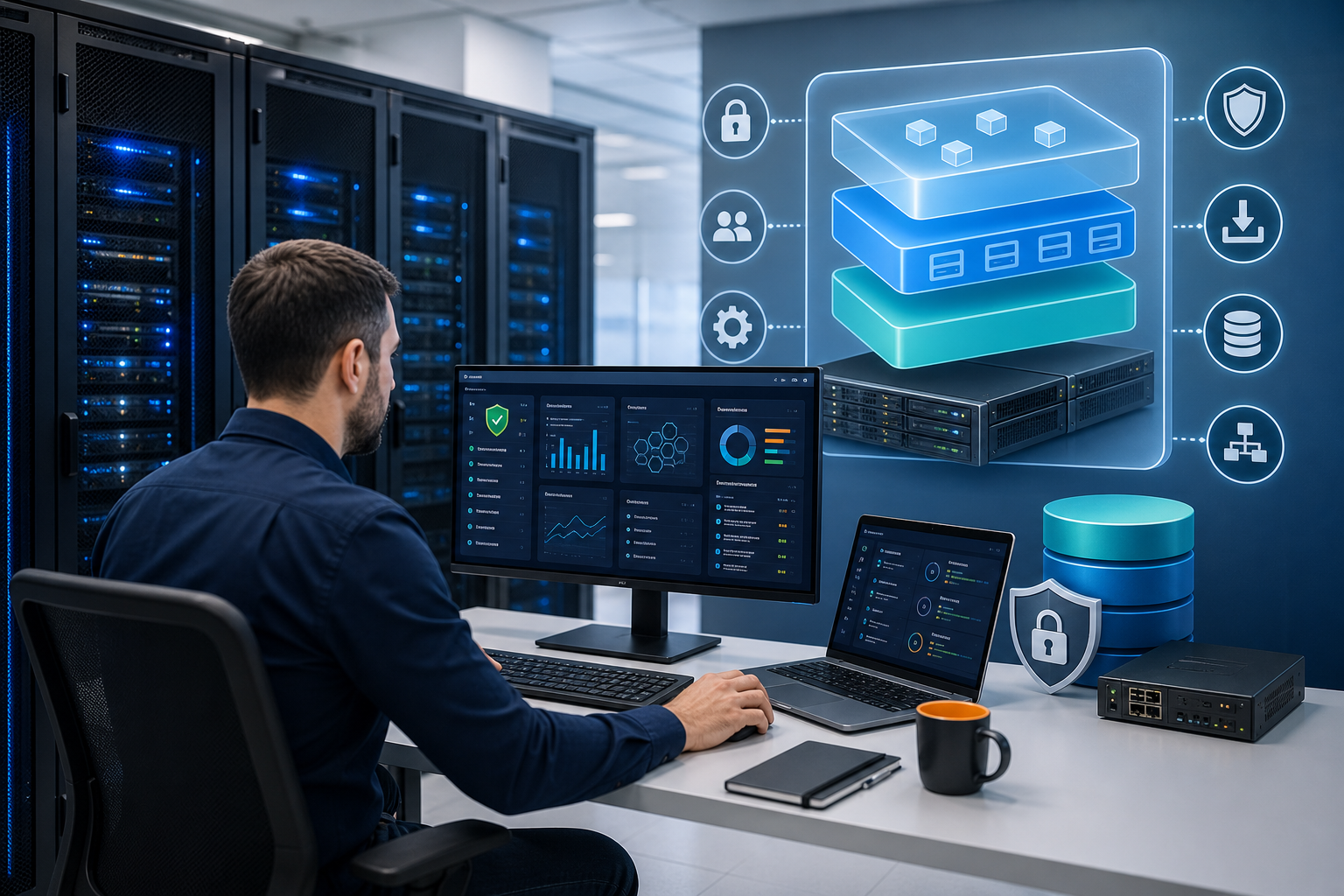 VMware ESXi host security hardening with virtualization host access patching datastore networking logging backup and monitoring controls