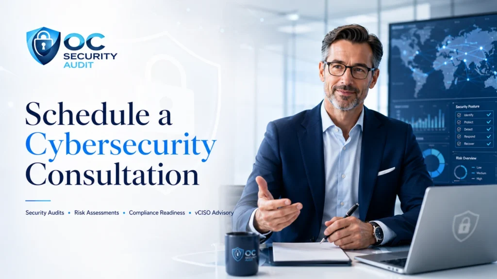 OC Security Audit cybersecurity consultation and advisory services