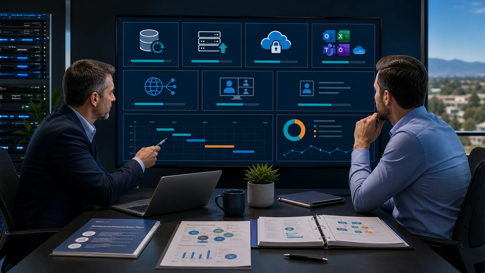 Microsoft 365 backup planning and recovery readiness dashboard