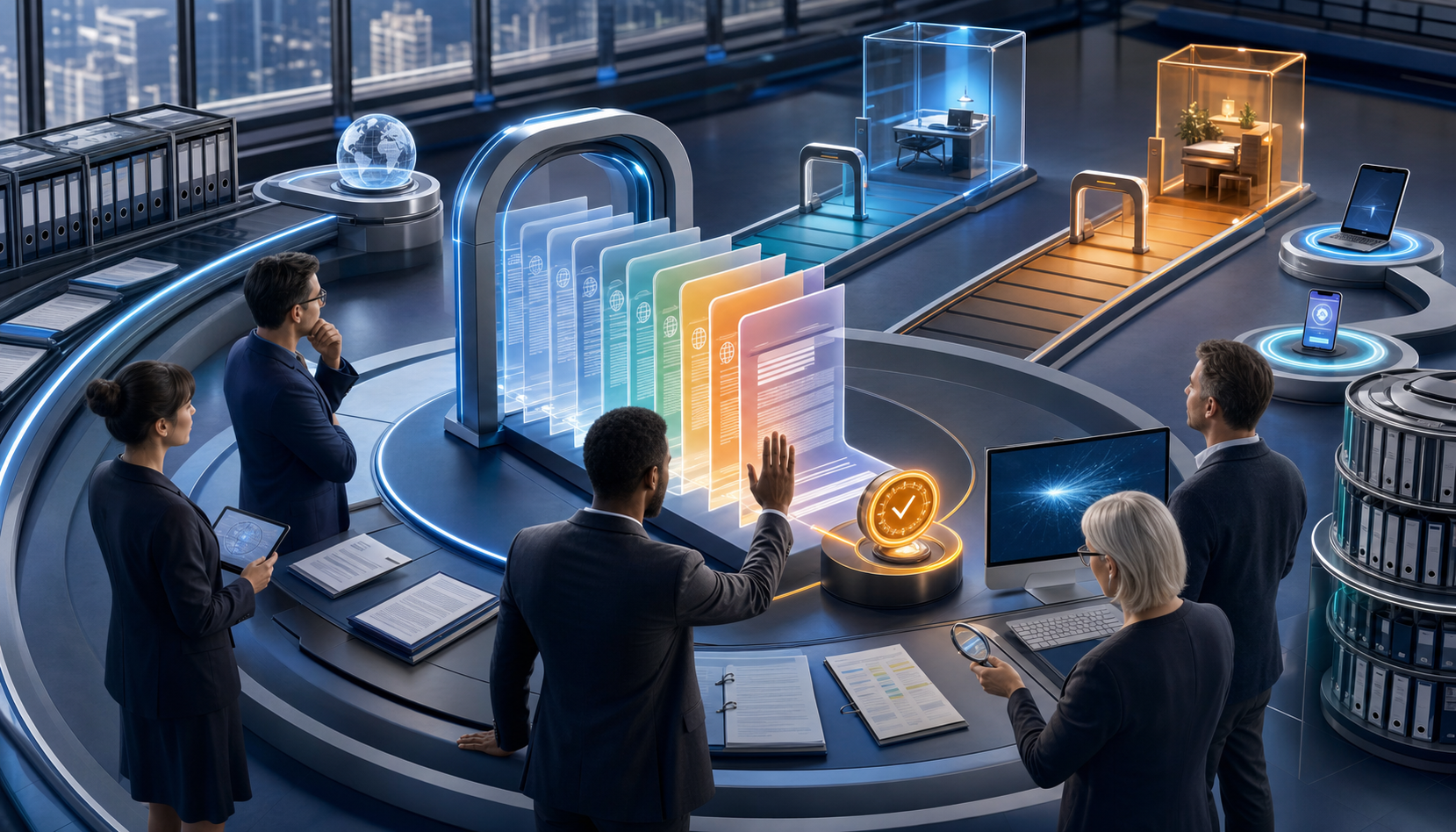 Microsoft Entra Terms of Use deployment architecture with legal review, multilingual policy versions, Conditional Access gates, acceptance evidence, and endpoint testing