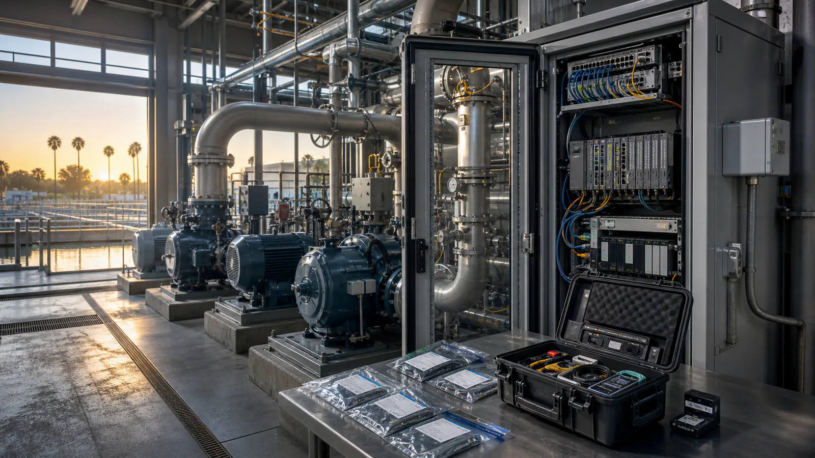 Cybersecurity risk assessment evidence in a municipal water-reclamation OT control environment